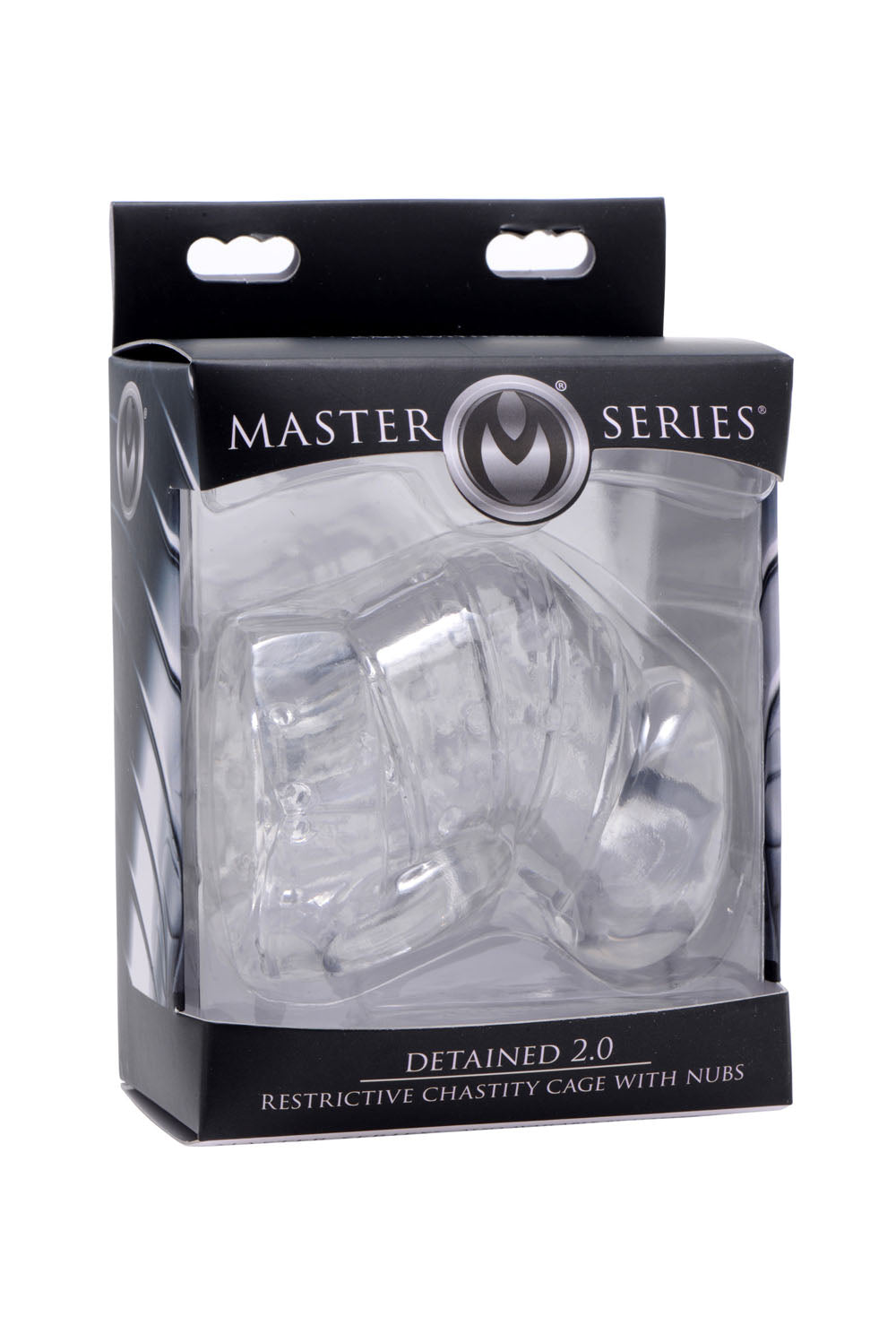 Detained 2.0 Restrictive Chastity Cage With Nubs-2