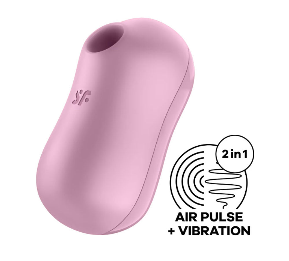 Satisfyer Cotton Candy - Air Pulse Stimulator Plus Vibrator - Lilac-2