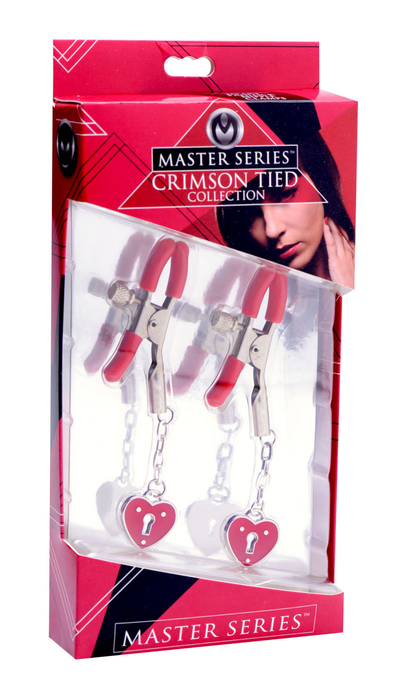 Charmed Heart Padlock Nipple Clamps: A Passionate Twist to Sensual Play