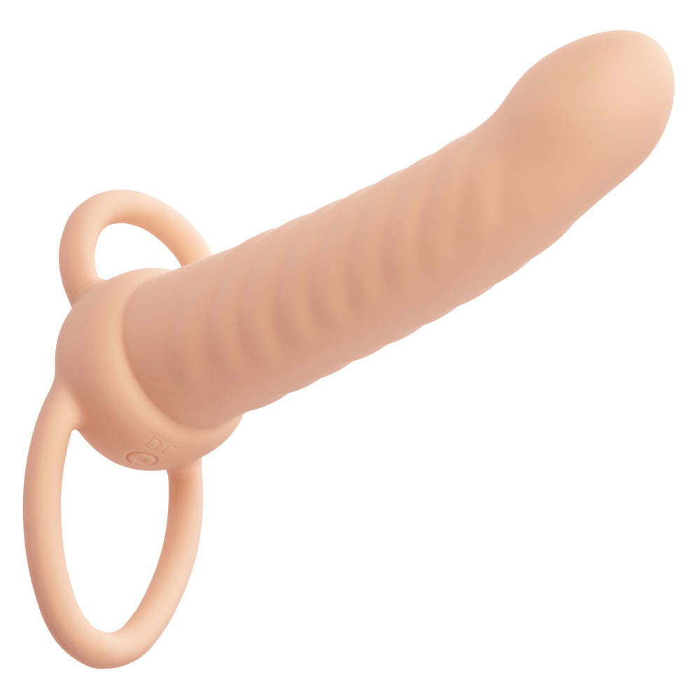 Performance Maxx Rechargeable Ribbed Dual Penetrator - Ivory-6