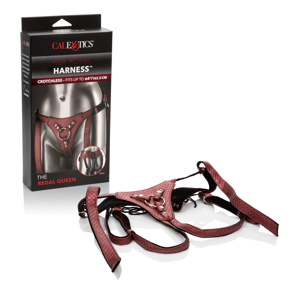Her Royal Harness the Regal Queen - Red-1