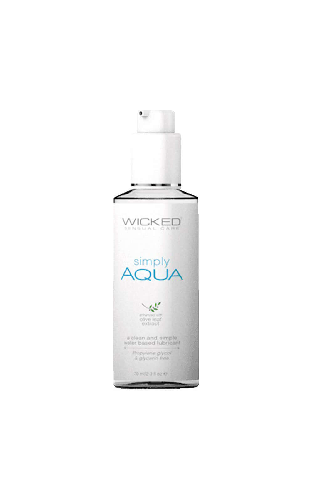 Simply Aqua Fragrance Free Lube 2.3oz 70ml