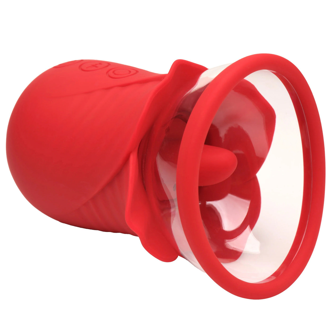 Lily Lover Sucking and Vibrating Clitoral  Stimulator- Red-7