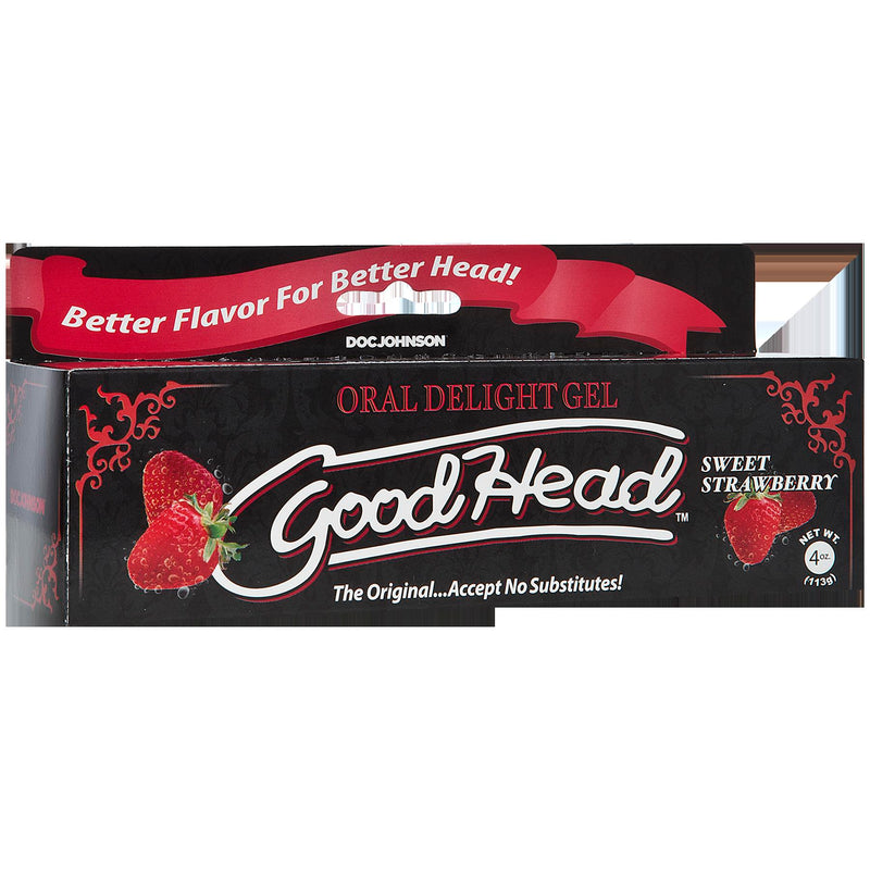 Good Head Oral Delight Gel 4 Oz - Strawberry