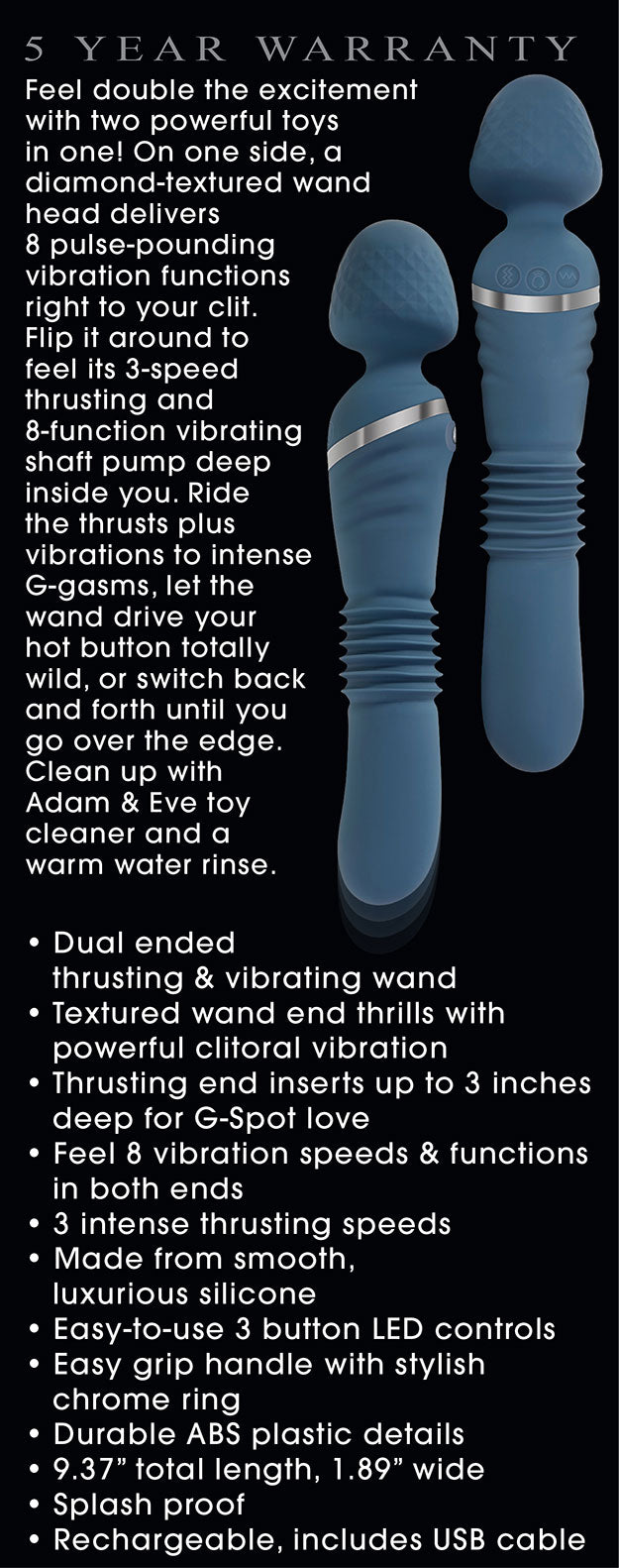 The Dual End Thrusting Wand