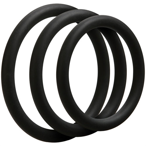 Optimale 3 C Ring Set - Thin - Black