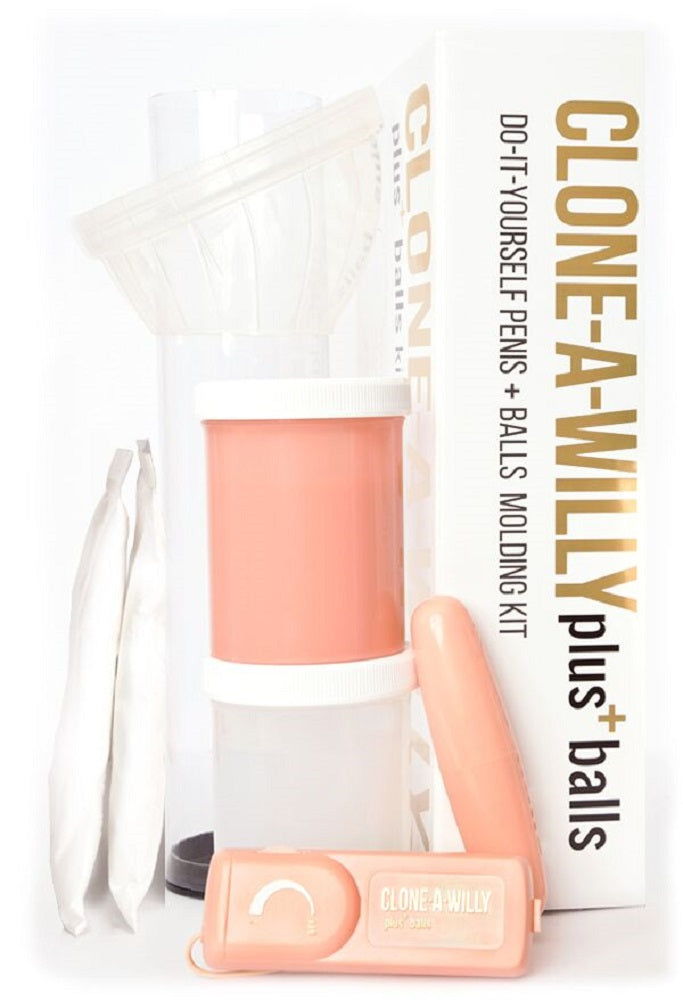 Create Your Perfect Personalized Silicone Clone-A-Willy Light Skin Tone Kit at Home!