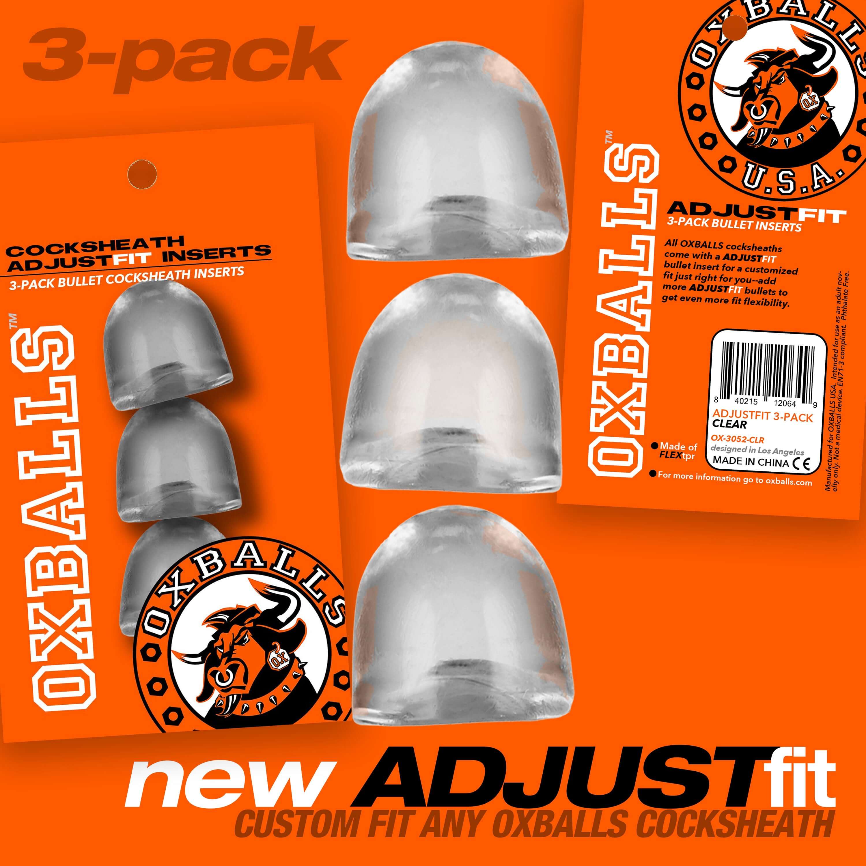 Cocksheath Adjustfit 3 Pack Bullet Inserts-4
