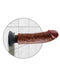 King Cock 8-Inch Vibrating Cock - Brown-1