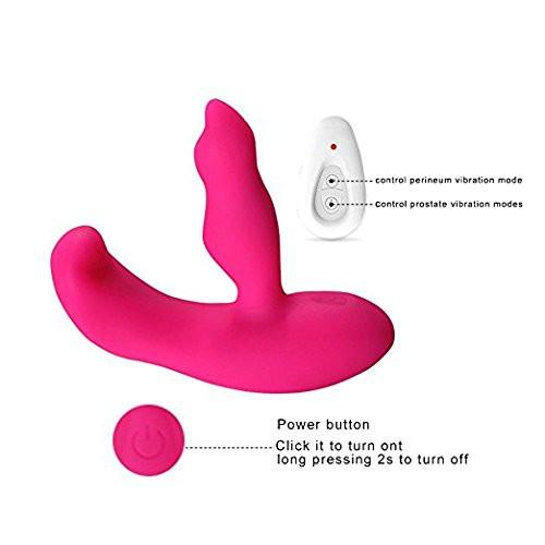 Levett Irma Pink Premium Soft Silicone Remote Control Wireless Multifunctional Clitoral & Anal Stimulator