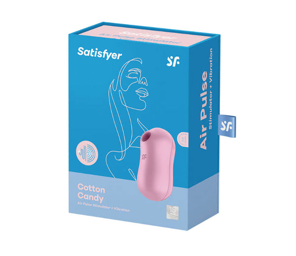 Satisfyer Cotton Candy - Air Pulse Stimulator Plus Vibrator - Lilac-0