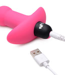 Bang - Vibrating Silicone Anal Beads and Remote Control - Pink