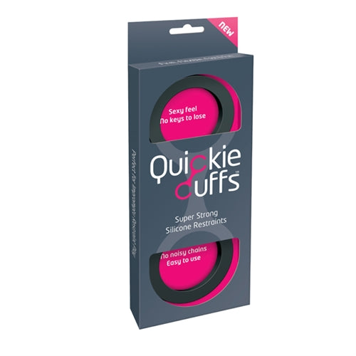 Quickie Cuffs in Black (Medium Size): Your Go-To for Instant, Secure, and Comfortable Restraint