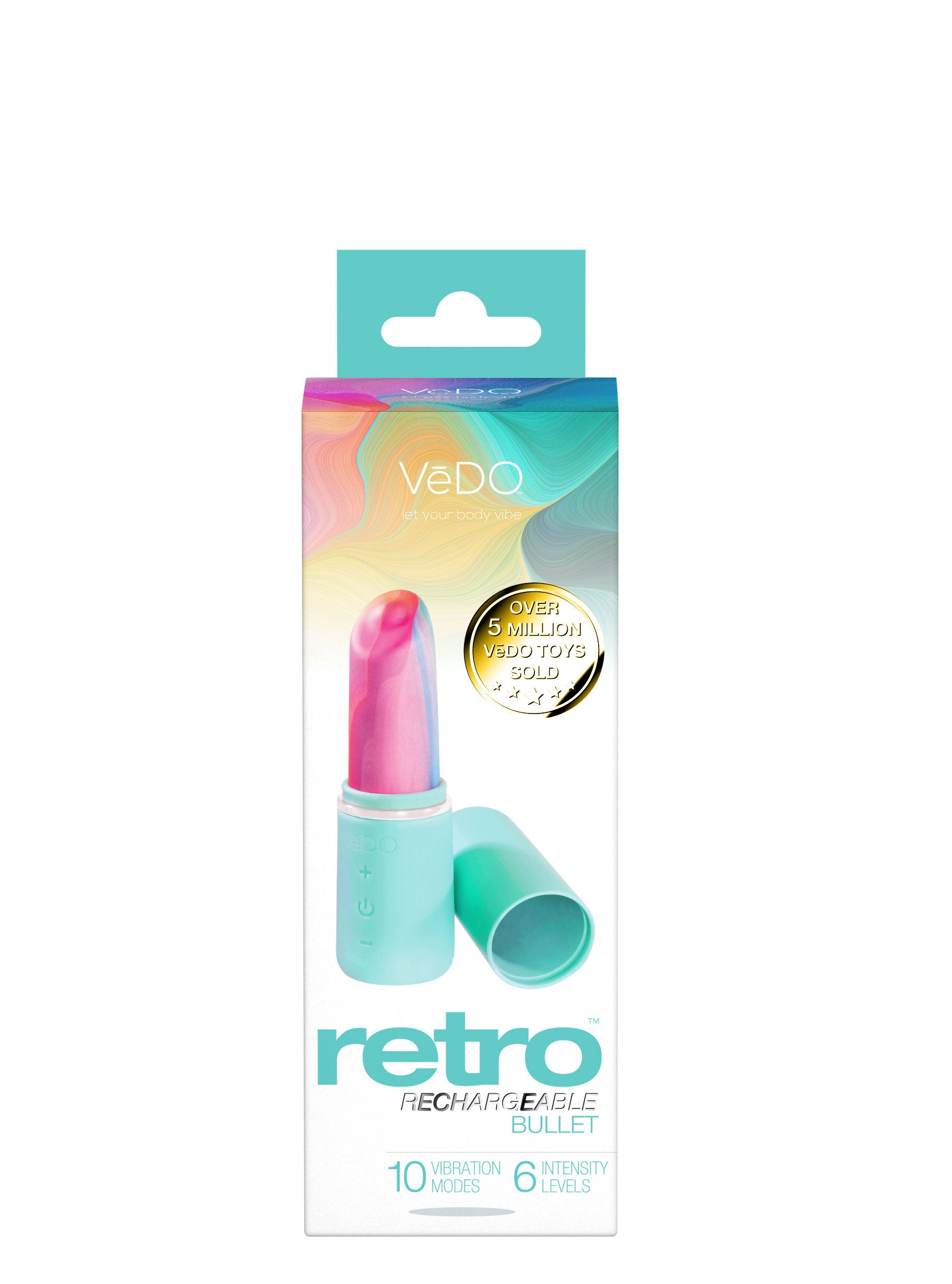 Retro Rechargeable Bullet - Turquoise-1