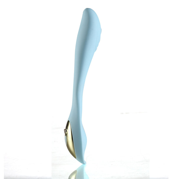 Harmonie Rechargeable Remote Silicone Bendable  Vibrator -Teal-0