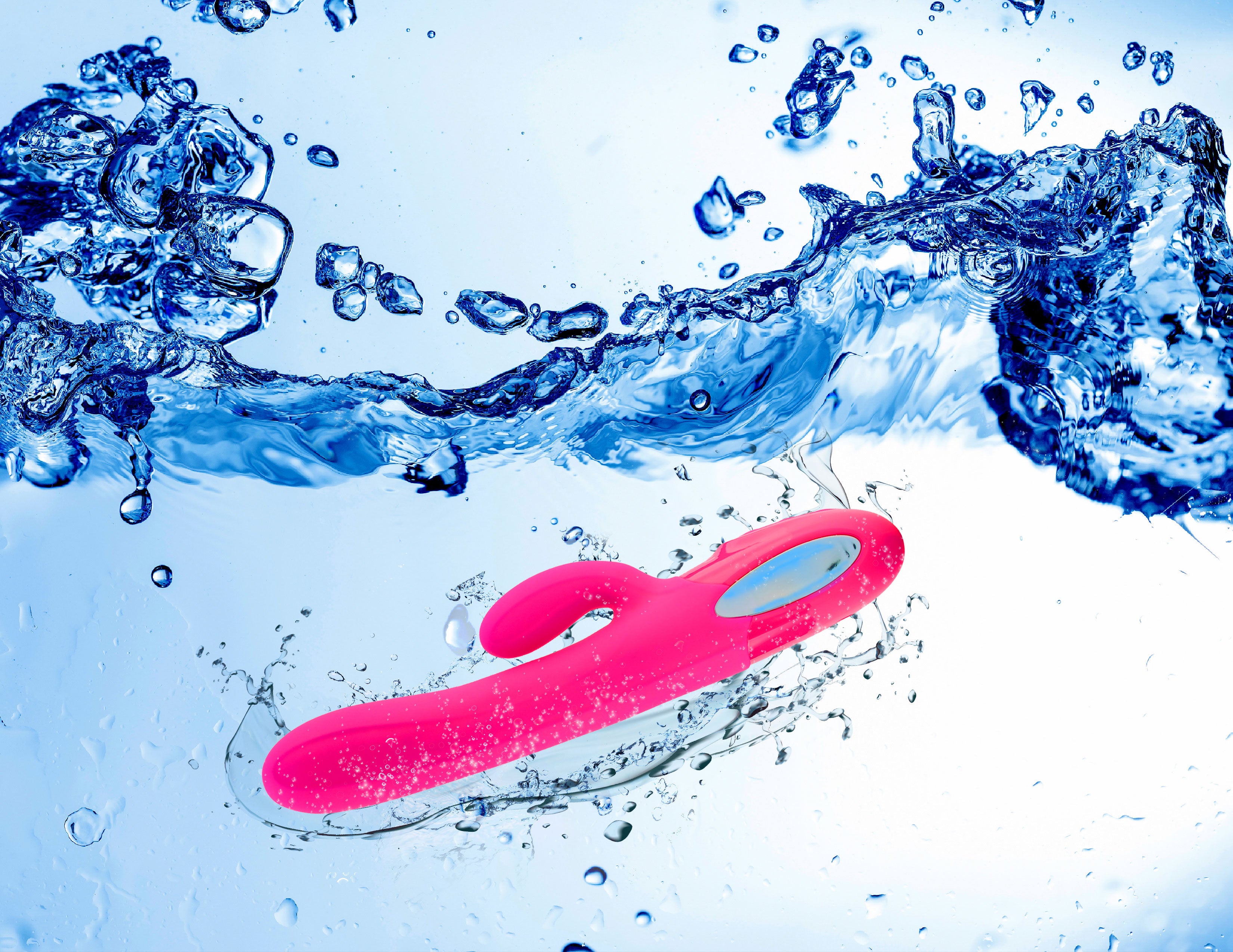 Hypnotic - Hot Pink - Thrusting Rabbit With Swinging Clitoral Stimulator