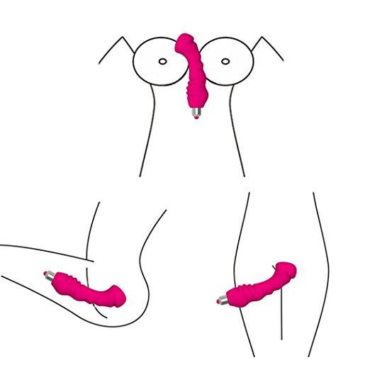 Levett Tinda Premium Silicone Waterproof 10 Multi-Speed Powerfull Massager Hot Pink