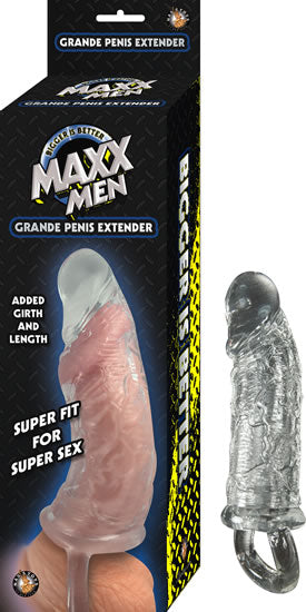 Introducing Maxx Men Grande Penis Sleeve Clear - Elevate Your Pleasure to the Maxx