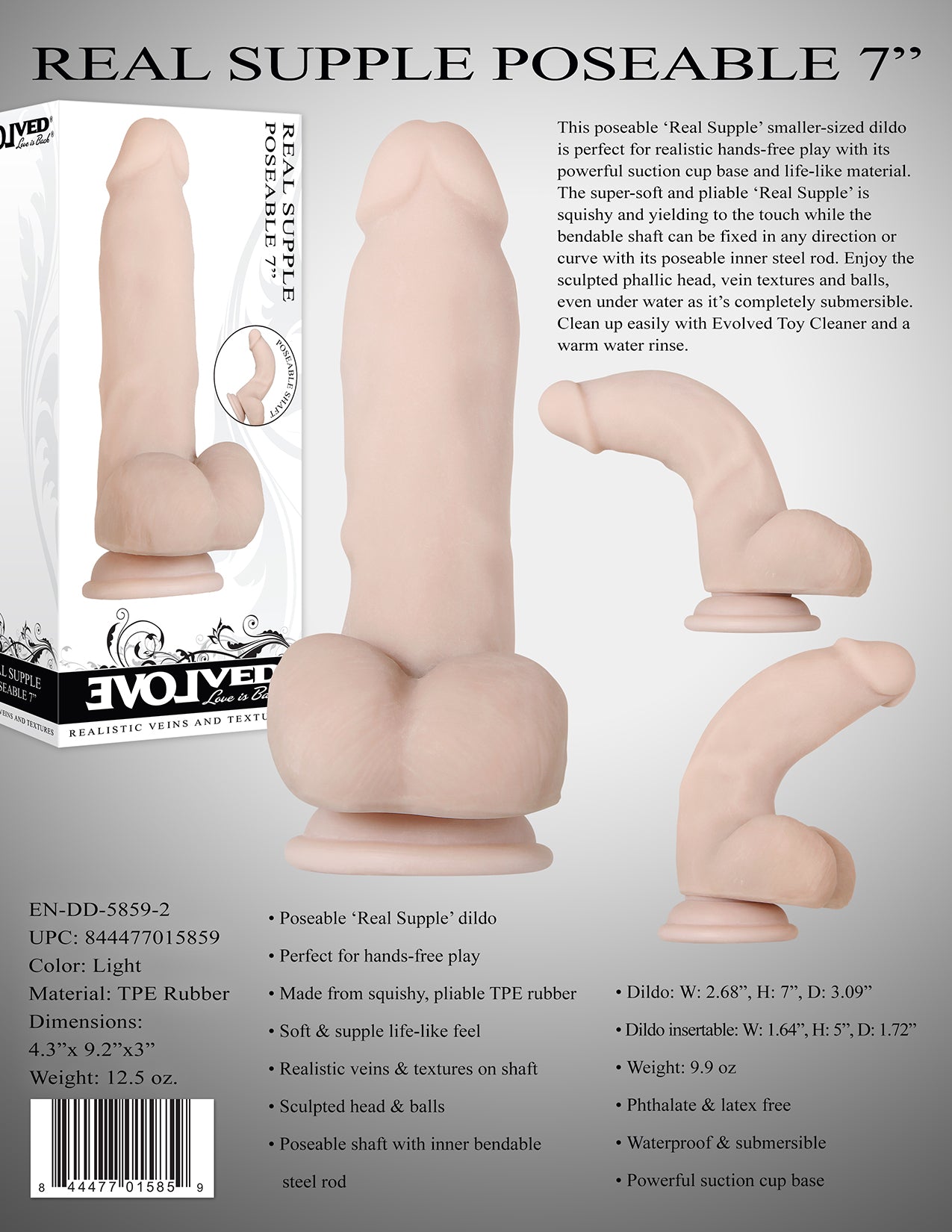 Real Supple Poseable 7 Inch