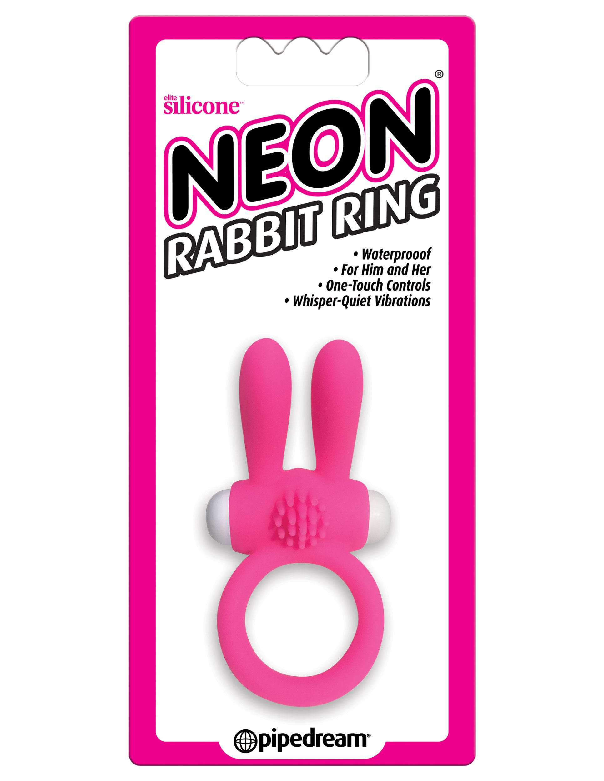 Neon Rabbit Ring - Pink-1