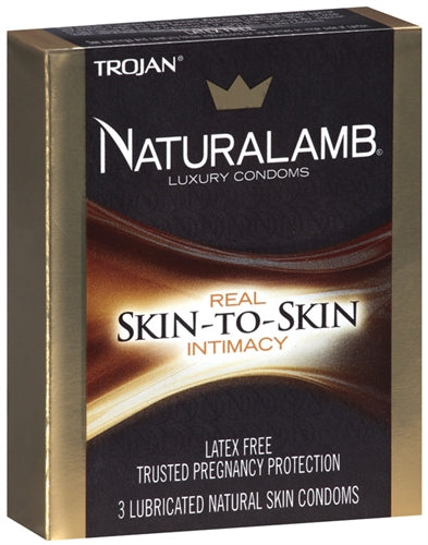 Trojan Naturalamb Luxury Condoms - 3 Pack-1