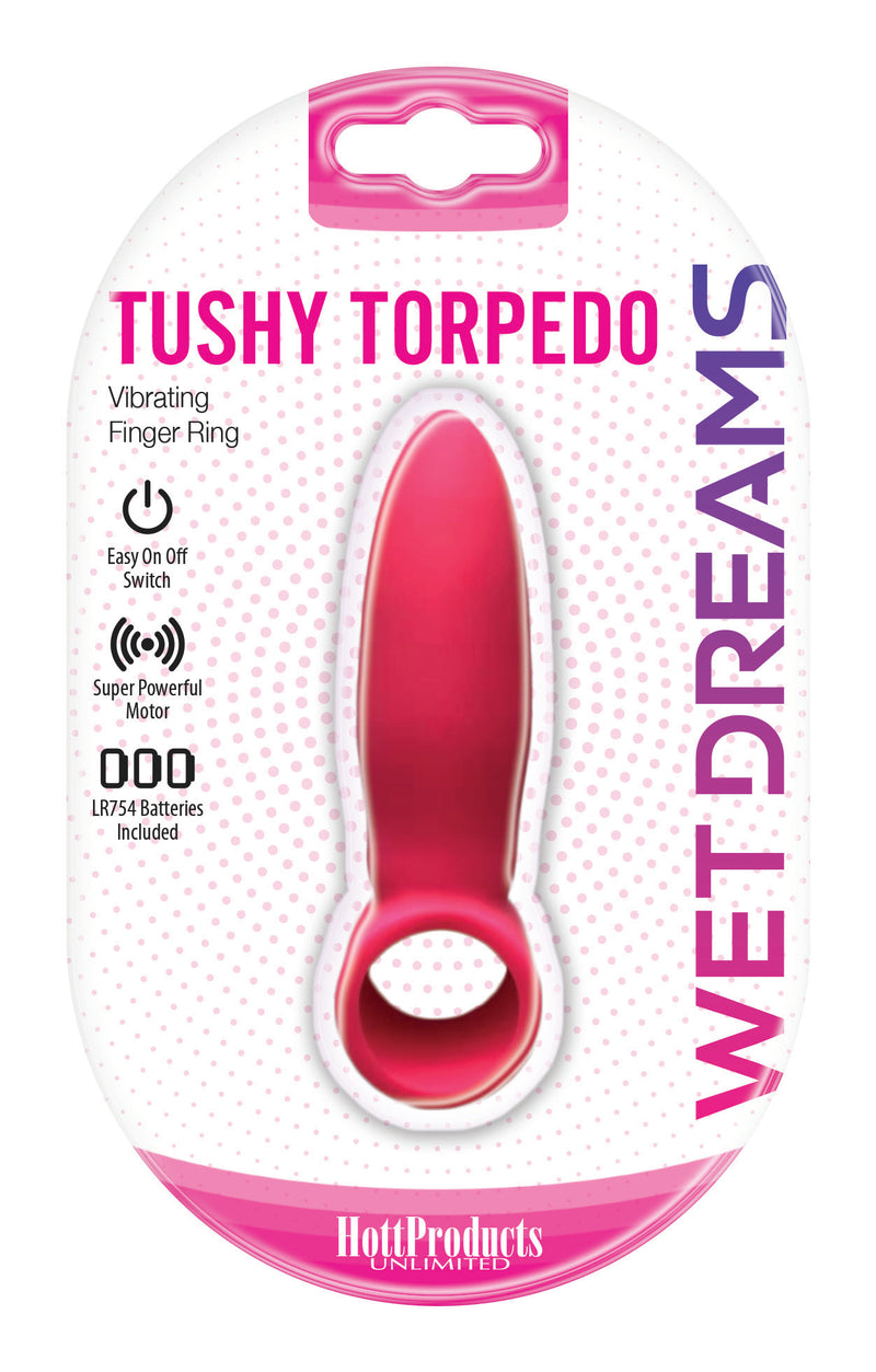 Wet Dreams Tushy Torpedo Finger Ring With Turbo Motor - Pink