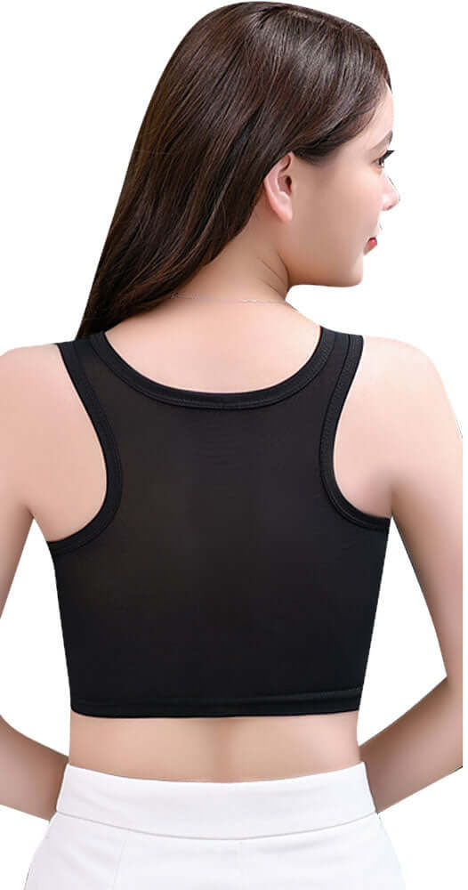 Gender Fluid Chest Compression Binder - Medium -  Black-2