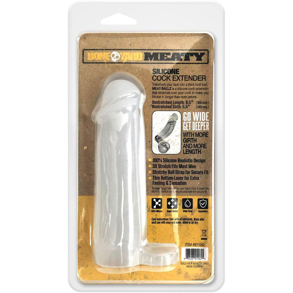 Meaty Cock Extender - Clear-3