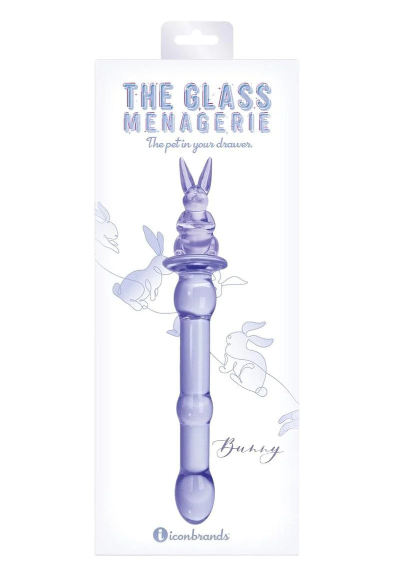 Glass Menagerie - Rabbit Dildo - Purple-0