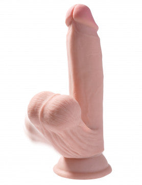 7 Inch Triple Density Cock With Swinging Balls