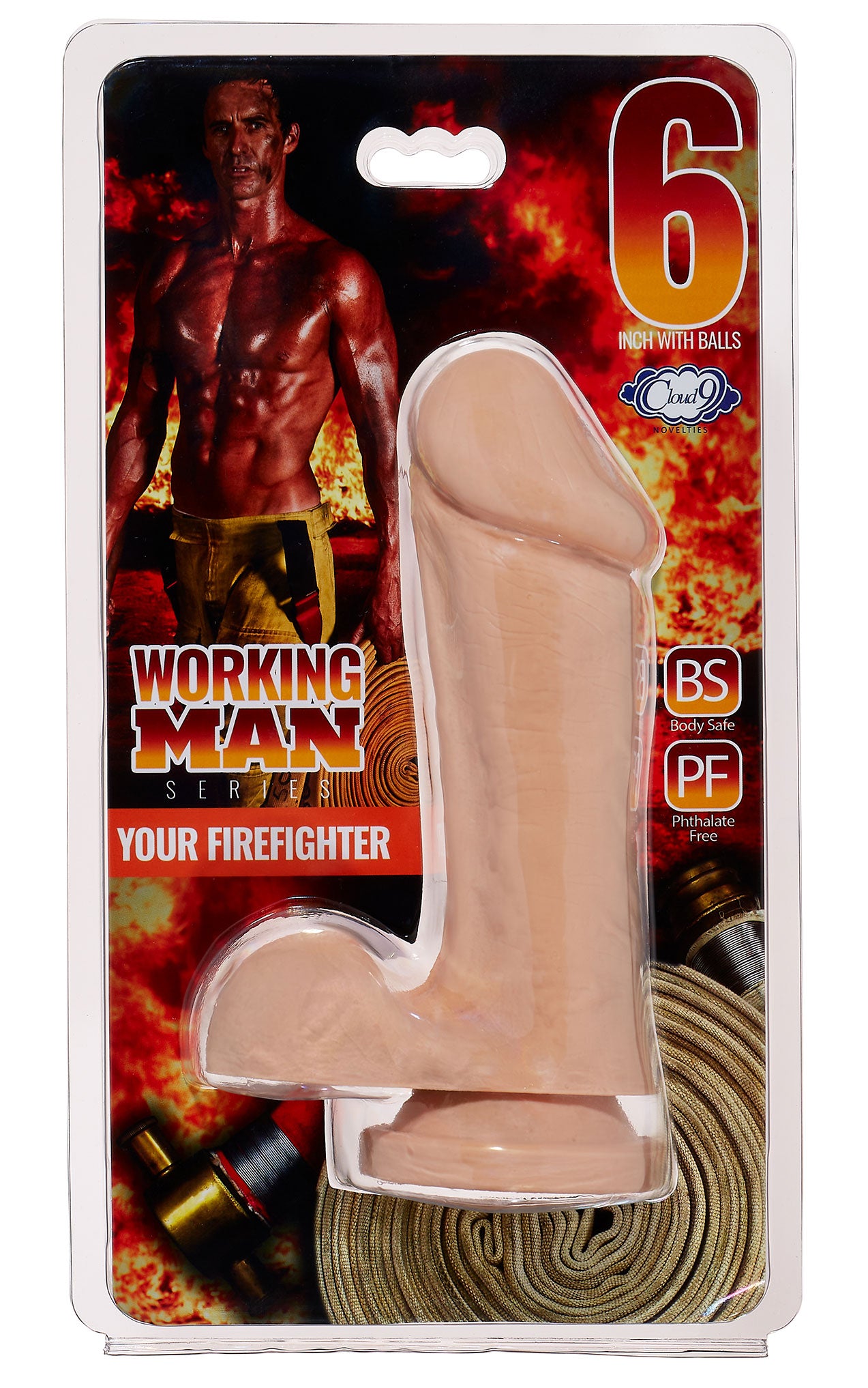 Cloud 9 Working Man 6 Inch With Balls - Your  Firefighter - Light
