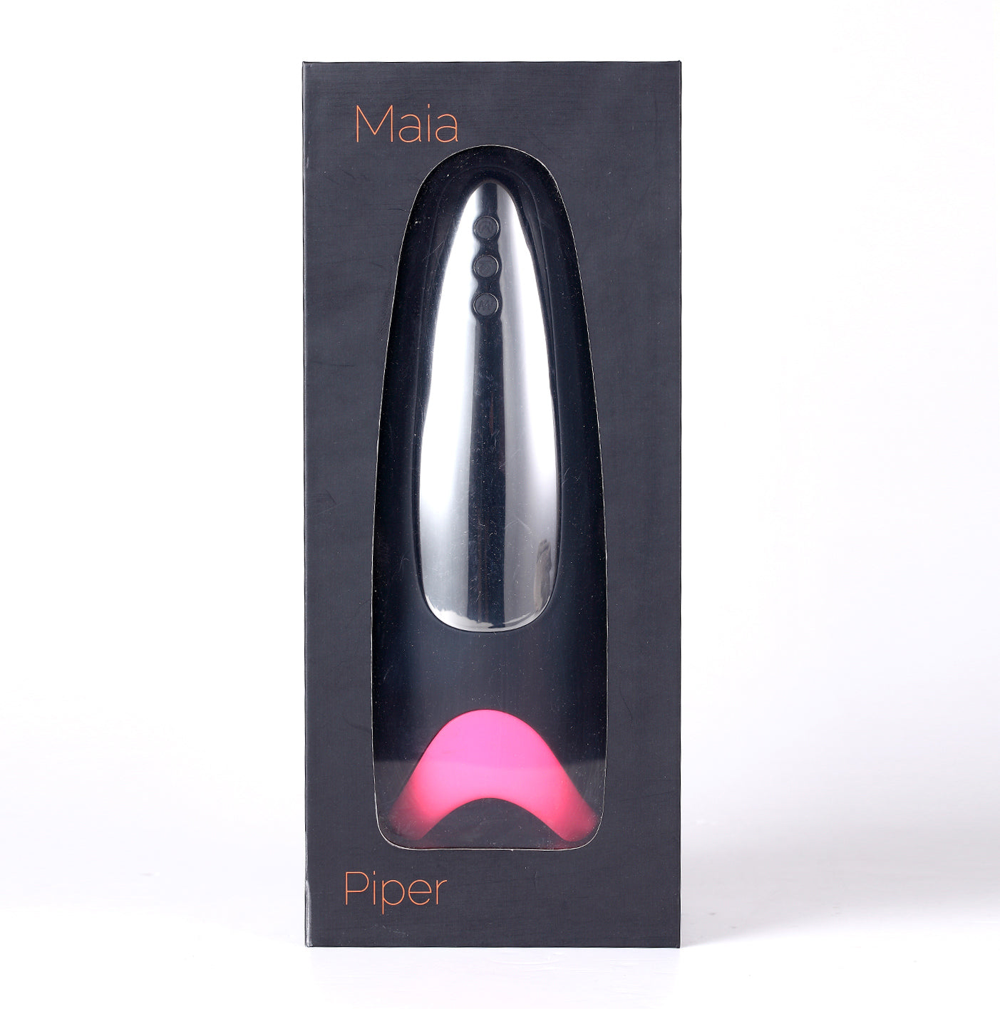Piper USB Rechargeable Multi Function Masturbator With Suction - Black/pink-3