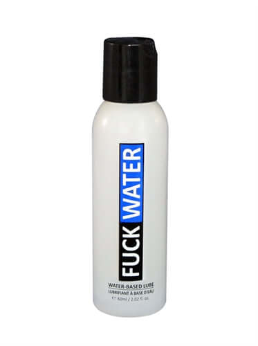 Fuck Water Water-Based Lubricant 2 Oz bottle with a clean design for enhanced comfort and smooth glide.