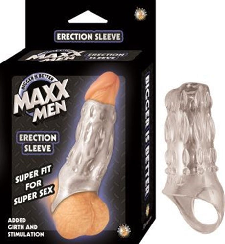 Maxx Men Erection Sleeve - Clear-0