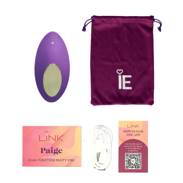 Link Paige - App Connected Dual Function Panty  Vibe - Purple-0