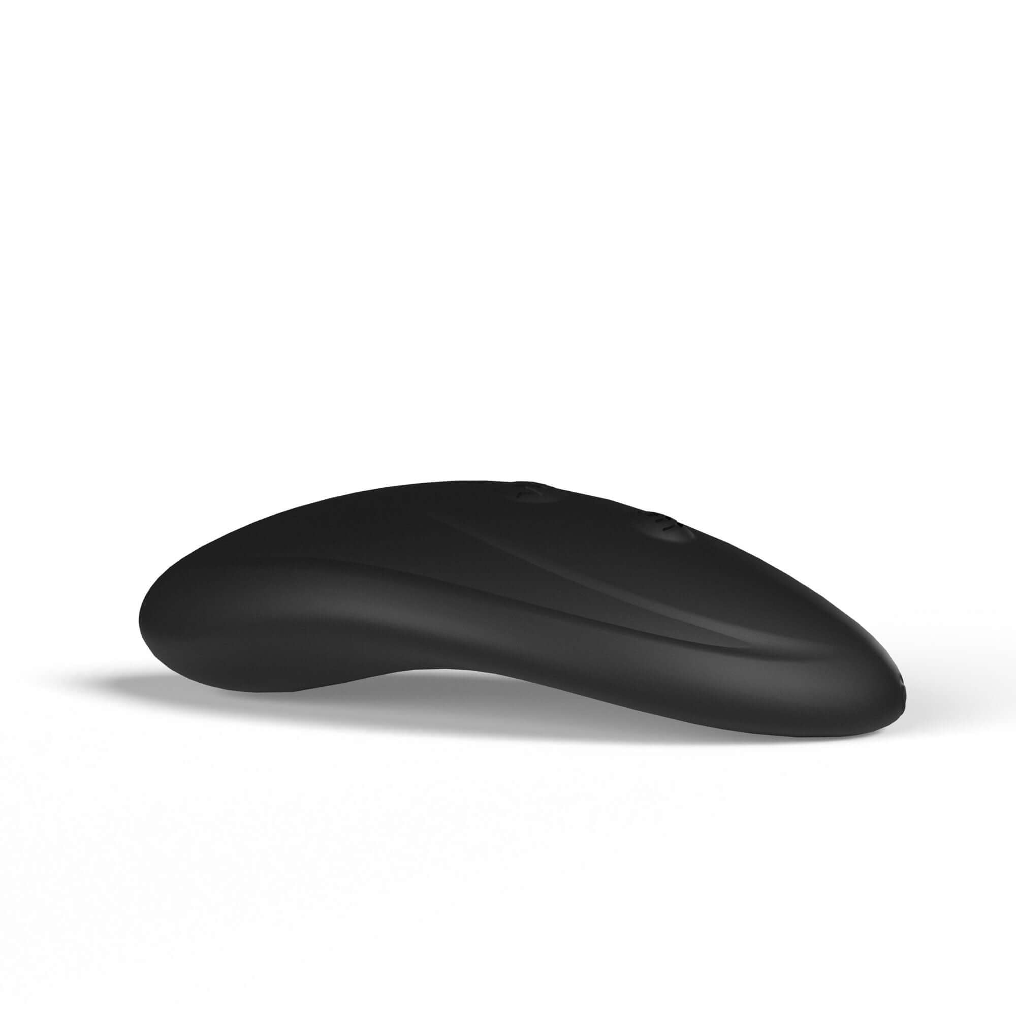 Black Premium Dual Vibe Remote with sleek design, compatible with Screaming O products, made from body-safe silicone.