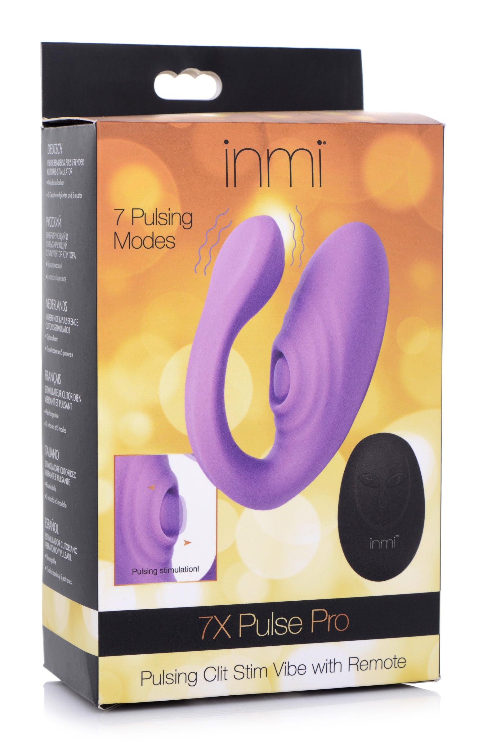 7x Pulse Pro Pulsating and Clit Stim Vibe With  Remote-7