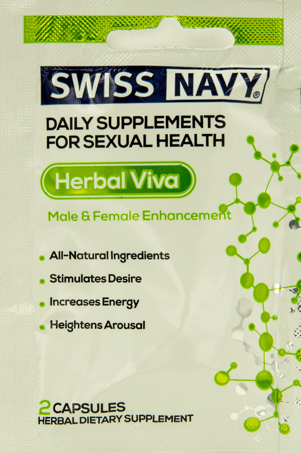Swiss Navy Herbal Viva Him &amp; Her Enhancement - 2 Ct
