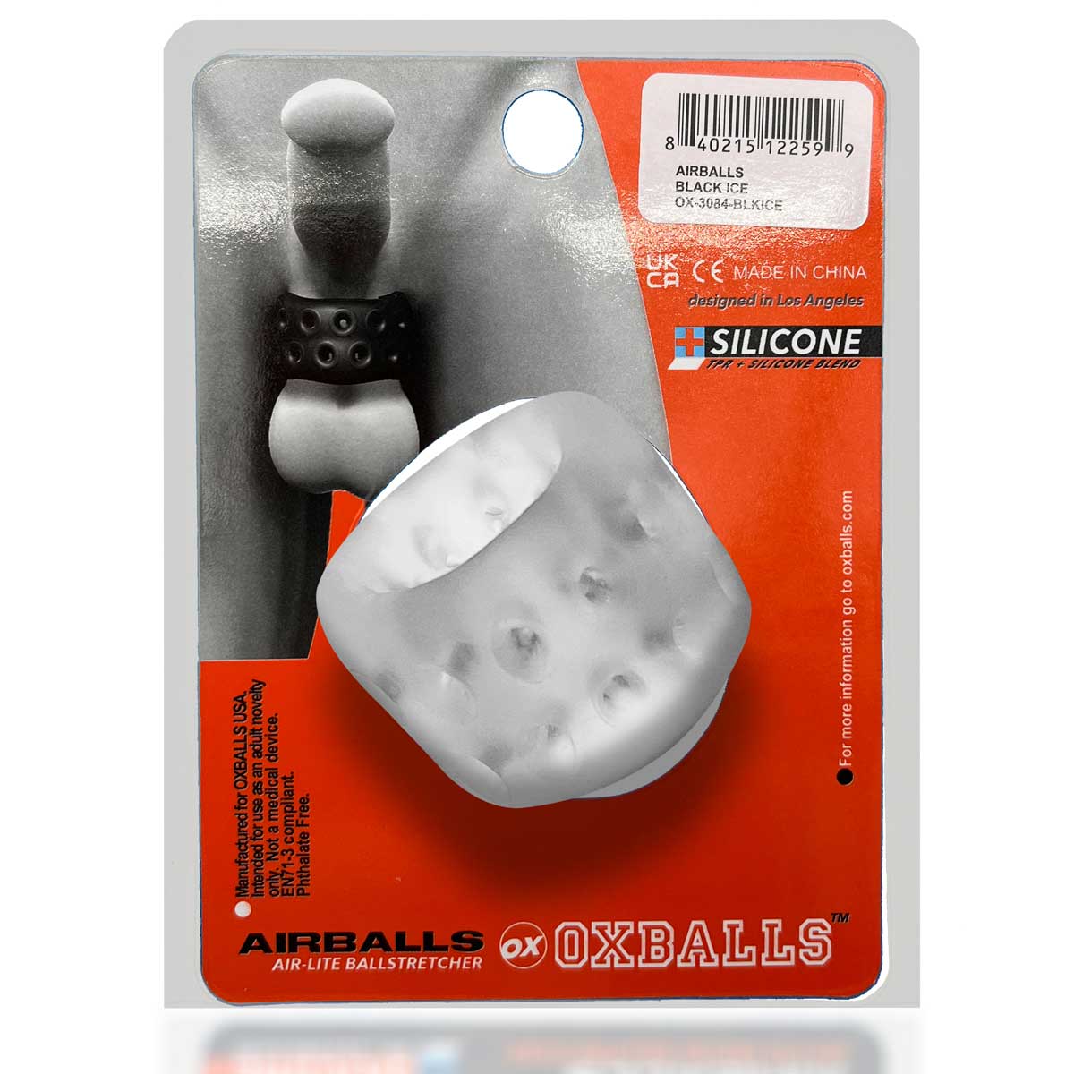 Airballs Air-Lite Vented Ball Stretcher - Clear  Ice-3