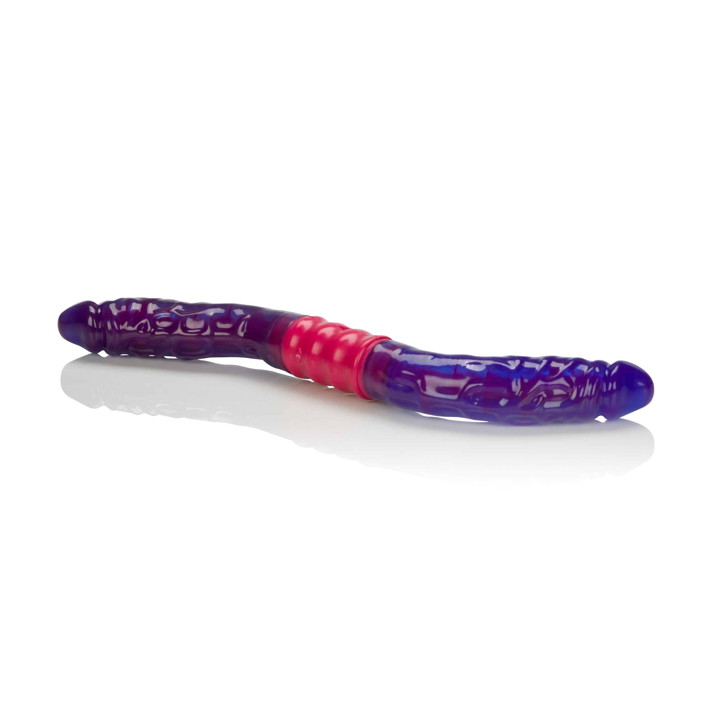 Dual Vibrating Flexi Dong - 15-Inch Double-Ended Vibrating Dildo by California Exotic Novelties