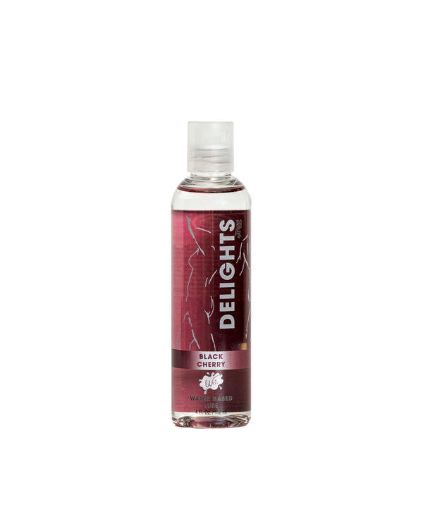 Delight Water Based - Black Cherry - Flavored Lube 4 Oz-0