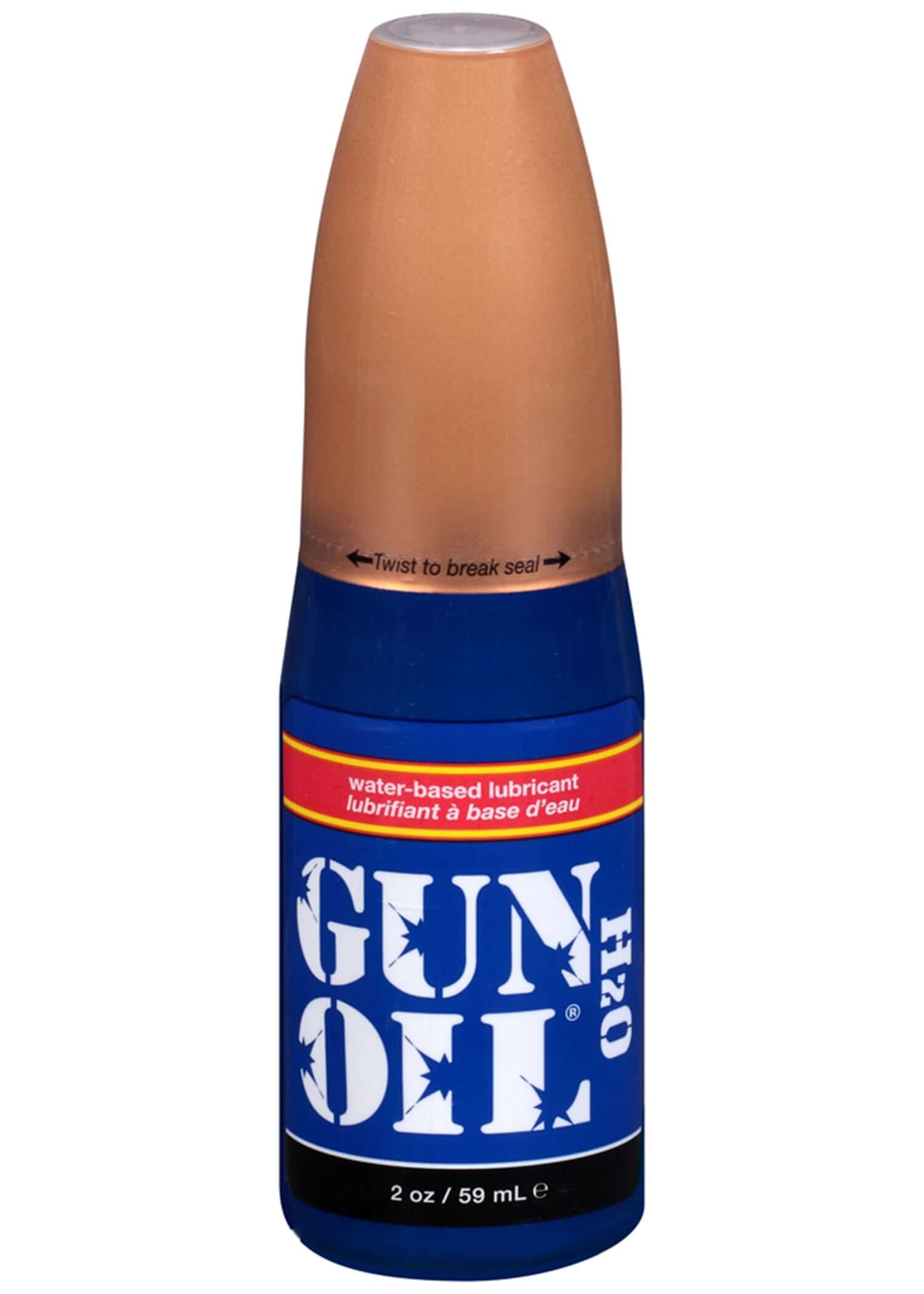 Gun Oil H2O - 2 Oz: Aloe Vera Infused Water-Based Lubricant