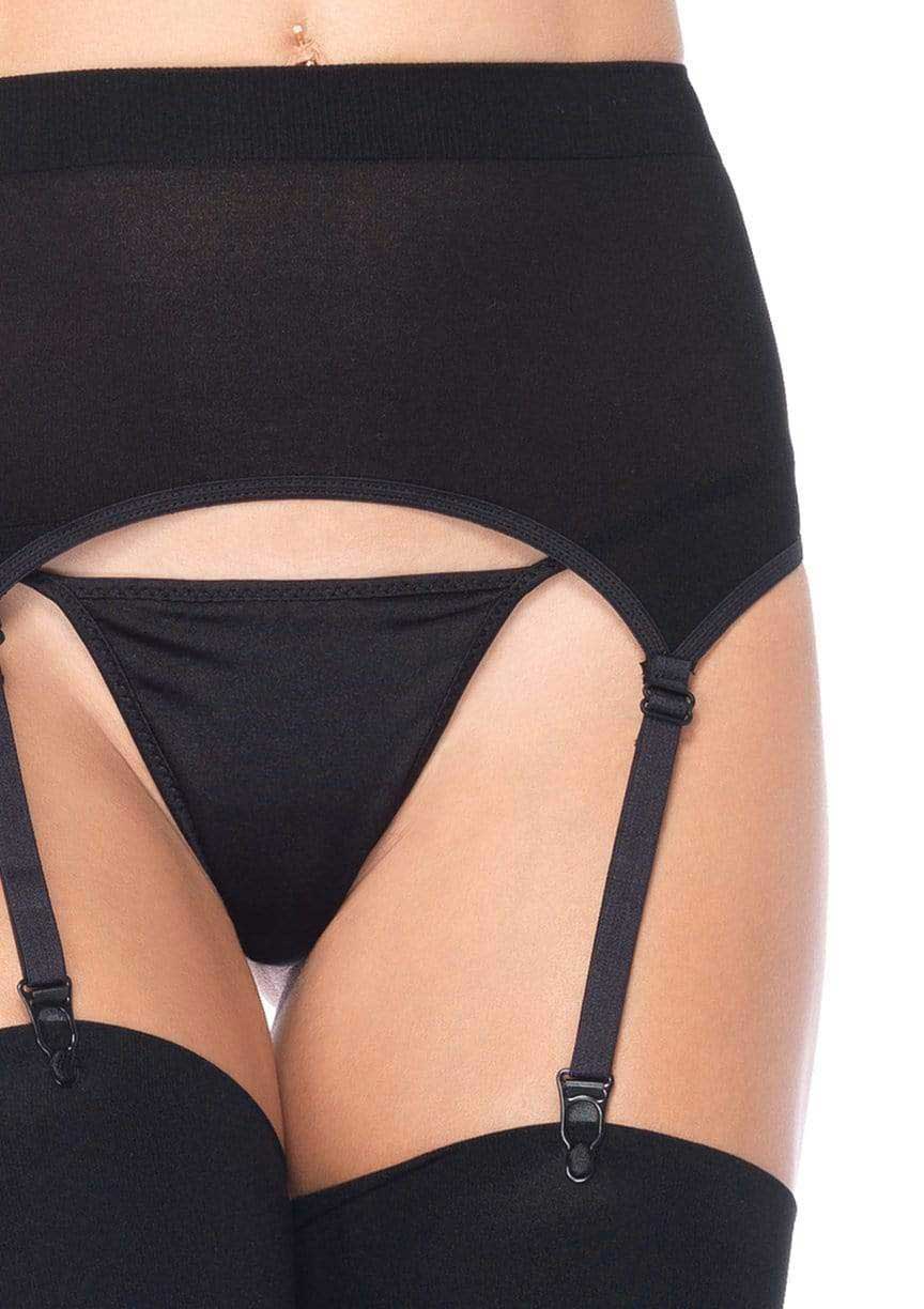 Zara Garter Belt and Stocking - One Size - Black-1