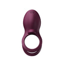 ZALO Bayek Vibrating Couples Ring with 8 Vibration Modes | Waterproof Sex Toy with Remote Control | USB Rechargeable Battery | 1-Year Warranty | Velvet Purple