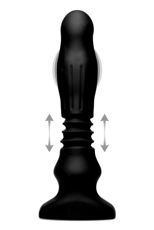 Silicone Swelling &amp; Thrusting Plug With Remote Control