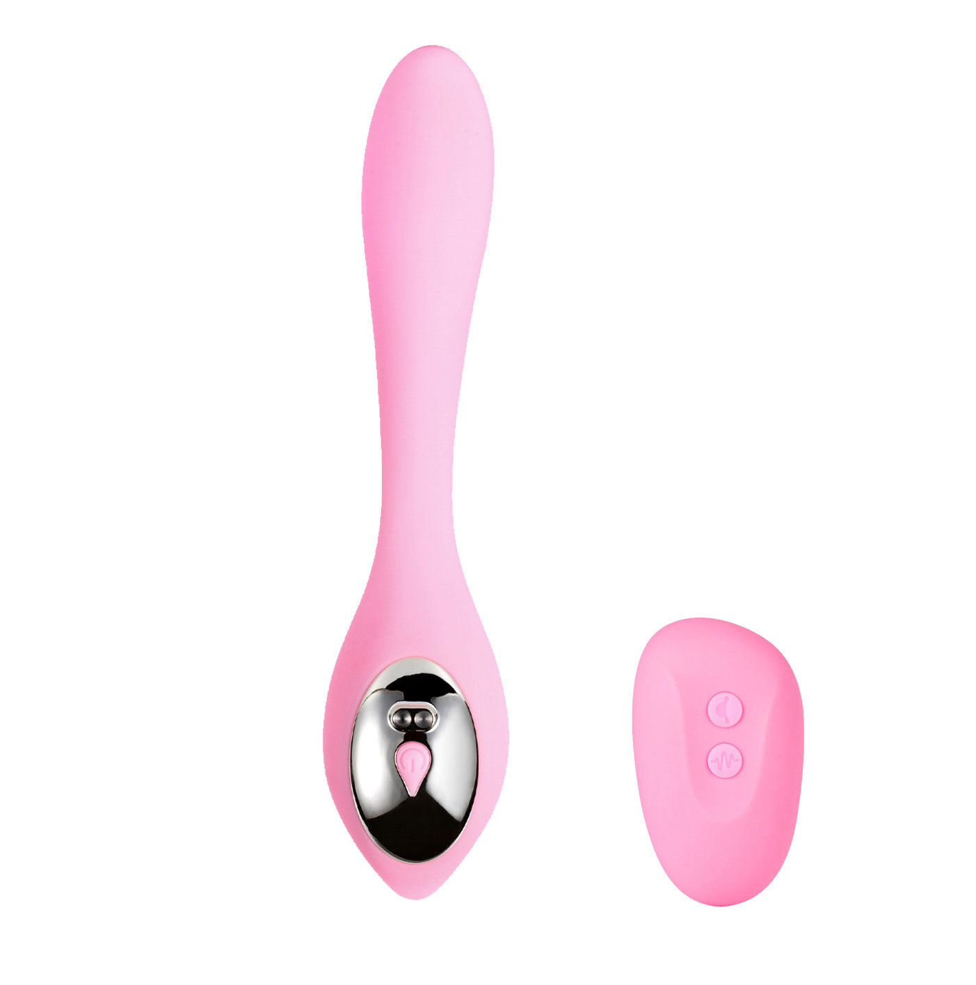 Harmonie Rechargeable Remote Silicone Bendable  Vibrator - Pink-5