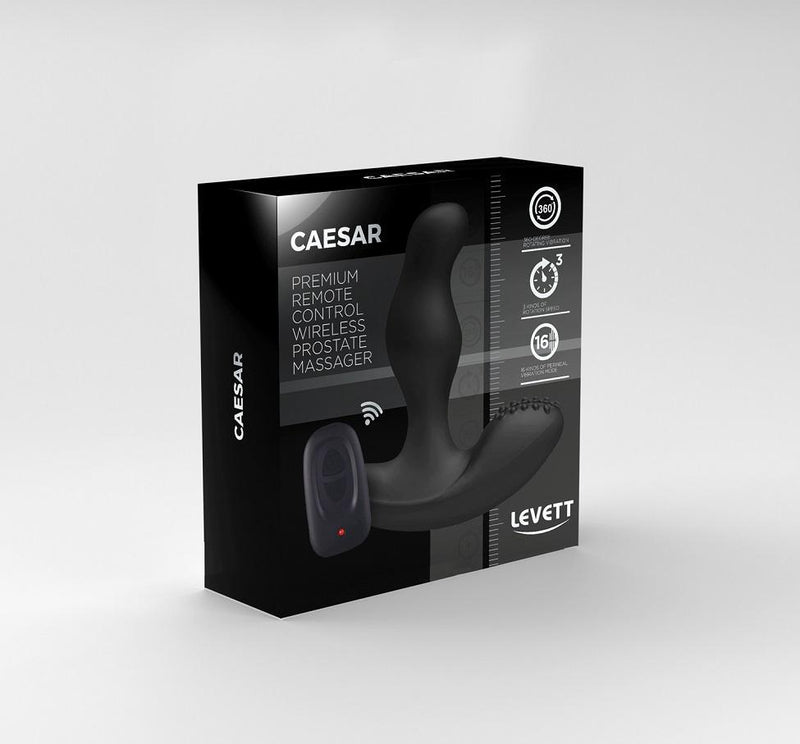 Levett Caesar Premium Remote Control Wireless Prostate Massager for Men