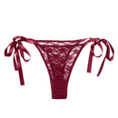 Remote Control Lace Thong Set - Burgundy: Intimate Adventures, Anytime, Anywhere