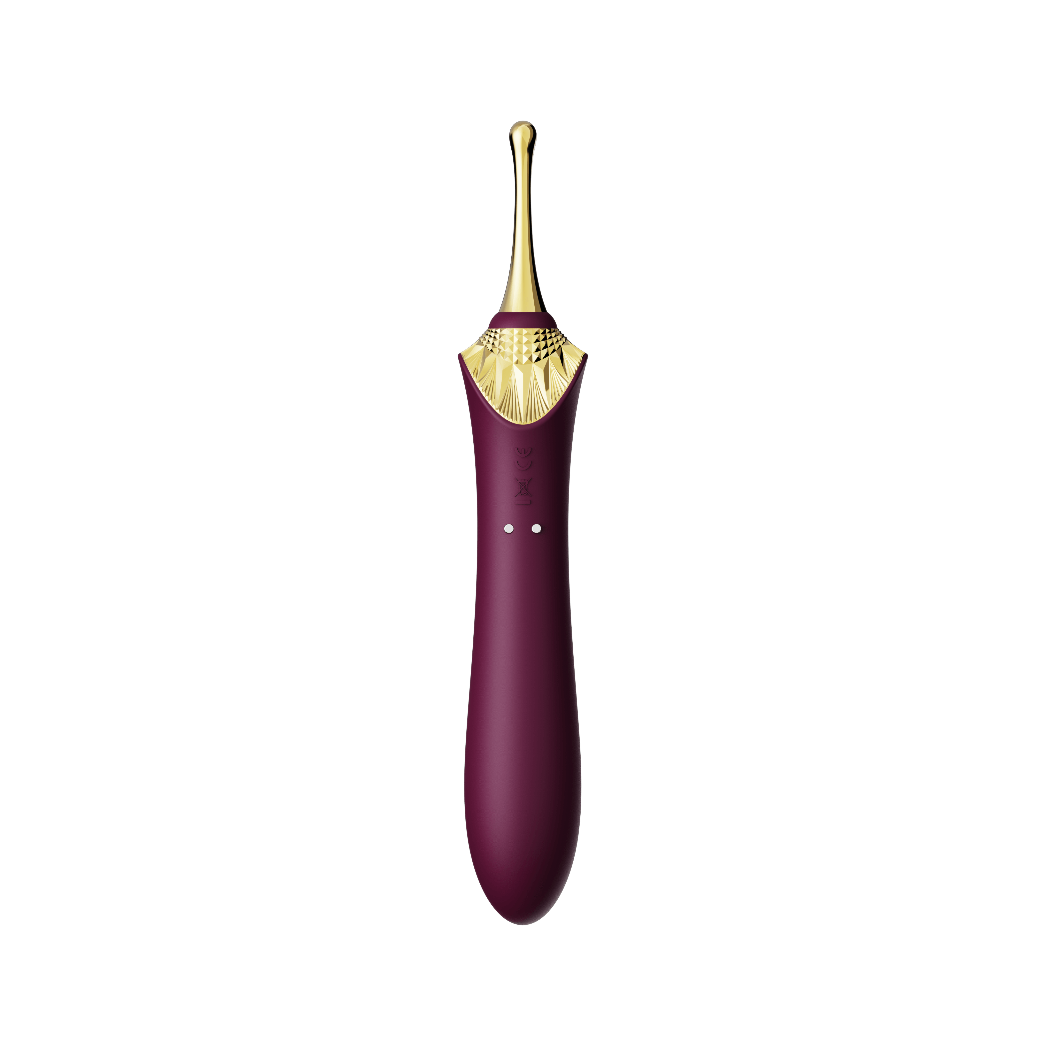 ZALO Bess 2 Velvet Purple clitoral massager with 8 vibration modes, waterproof design, and USB rechargeable battery.