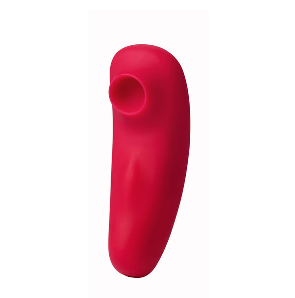 Remi 15-Function Rechargeable Remote Control   Suction Panty Vibe - Red-0
